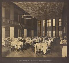 Dining Room. The Harvard Club. New York City.