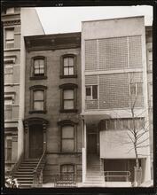 Glass-Brick and Brownstone Fronts, 209-211 East 48th Street