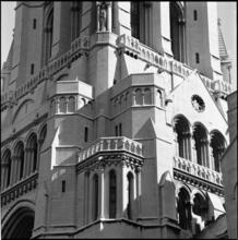[Riverside Church, 490 Riverside Drive. Detail of façade.]