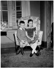 Guy Lombardo [Guy Lombardo's children in the living room.]