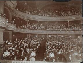 "The Little Mother" Audience, American Theatre, October 18th, 1902.