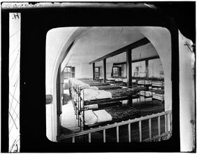 Children's Aid Society: Dormitory in the Tompkins Square Lodging House for Boys.