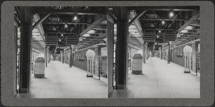 Elevated train station.