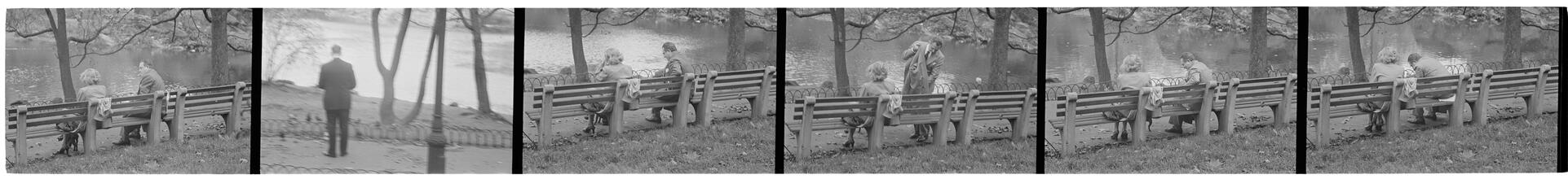 Men Are Such Wolves [Man talking to a woman in the park.]