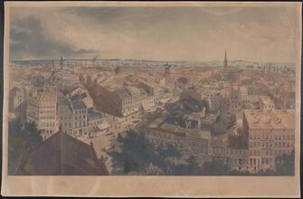 View of New York, 1848 (The Papprill View from St. Paul's Chapel)