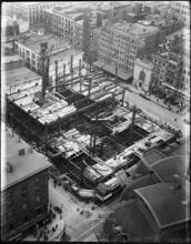 Woolworth Bldg Iron Work, B'way and Barclay St.