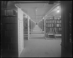 5th Avenue and 42nd Street. New York Public Library, view in stack room.