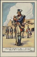 Corporal - 6th Penna. Bn - Irvine's Fort Ti - 29 November 1776.
