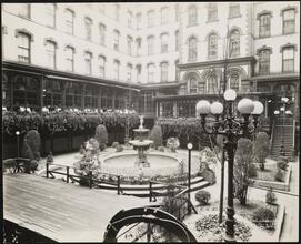 East 33rd Street and Park Avenue. Park Avenue Hotel. Courtyard