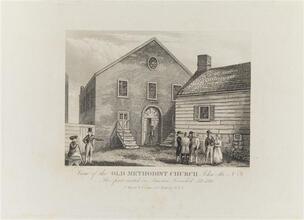 View of the Old Methodist Church, John St., N.Y.