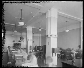 Walker Street. Interior of New York Trust Co.
