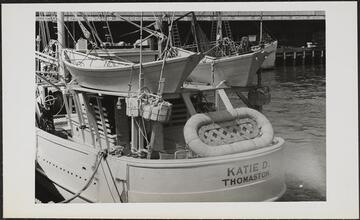 [Deck of the "Katie D".]