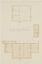 Designed for a house for J. Meinell Esq - To be built on Long Island near Oyster Bay drawn 8 feet to one inch August 1835