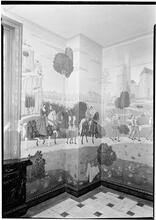 Walter Seligman [residence]. Hall mural - 4.