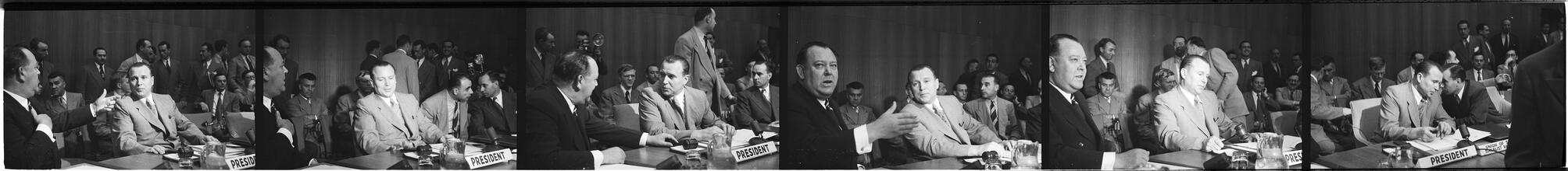 United Nations [Nasrollah Entezam at the General Assembly of the United Nations.]