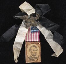 [Mourning badge for Abraham Lincoln.]