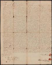 Deed of Elihu Palmer and Johanna Palmer to Nathan Palmer and Nehemiah Palmer, April 15, 1754