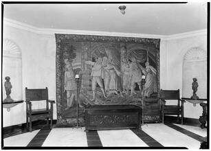 James Cushman [residence]. Entrance foyer.