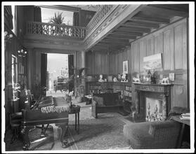 John M. Carrere residence, living room.