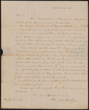 Letter from Peter Augustus Jay to Peter Jay Munro, January 12, 1807