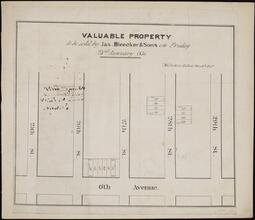Valuable property to be sold by Jas. Bleecker & Sons on Friday 23rd January 1835.