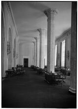 Bank of Manhattan Trust Co. Side view of front officer's room.