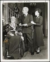 ["The Man Who Came to Dinner" theater still.]