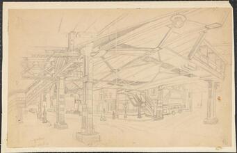 Third Avenue El -- 125th Street looking north