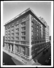 16th to 17th Street and Irving Place. Washington Irving High School, general exterior from S.W..