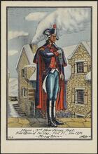 Major, 3rd New Jersey Regt. Field Officer of the Day, Fort Ti., Dec. 1776. Jersey Blues.