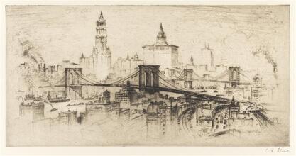 [Brooklyn and Manhattan Bridges]