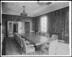 Importers and Traders Bank. Directors' Room at clock.