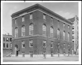 St. Nicholas Avenue at the N.E. corner of West 160th Street. New York Public Library.