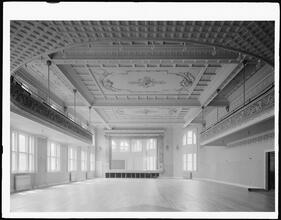 809 Westchester Avenue and 158th Street. Burland Casino interior showing ceiling.