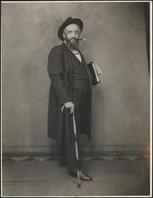 [Maurice Schwartz as David Shapiro in Sholem Aleichem's "Hard to Be a Jew".]