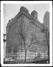101 Central Park West. Apartment building, for appraisal.