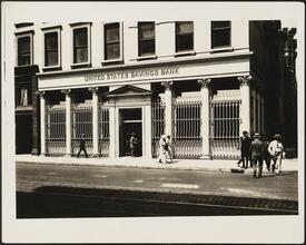 East 58th Street and Madison Avenue. United States Savings Bank