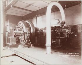 74 St Power Station Exciter Engine