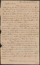 Letter from John De Lancey to John Peter De Lancey, February 24, 1796