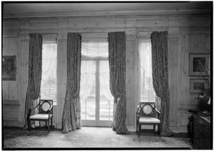 Charles S. MacVeigh [residence]. Library windows.