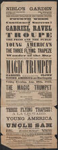 Friday evening, August 29, 1862, will be presented the laughable pantomime of "The Magic Trumpet" with new tricks, scenery, transformations and fireworks