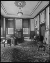 Worth Street and Broadway. New York Life Ins. Co. Old building, Worth Street and Broadway. T.A. Buckner's private office.