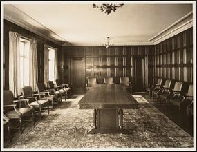 115 Chambers Street. Irving Savings Bank. Interior, board room