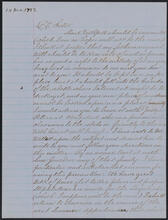 Letter from Thomas Jones to Arabella Jones Floyd, December 18, 1782