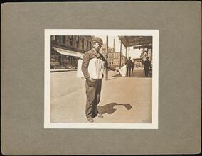 Newsboy Grand Central Depot [Street Types of New York.]