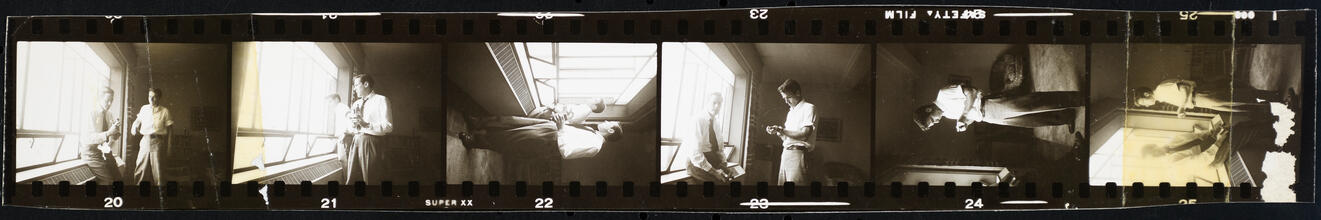 Montgomery Clift - Glamour Boy in Baggy Pants [Montgomery Clift with another man in his apartment.]