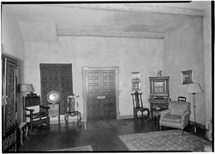 Mrs. Walter Sullivan [residence]. End wall of living room.