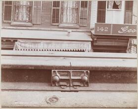 [Elevated train rail.]
