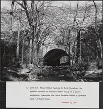 [Embankment of Old Croton Aqueduct over Pocantico River.]
