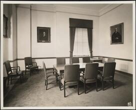 Centre Street and Pearl Street. U.S. Federal Courthouse. Interior, room 2806-A